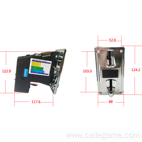 Vending Machine Parts Plastic Panel Material Coin Acceptor